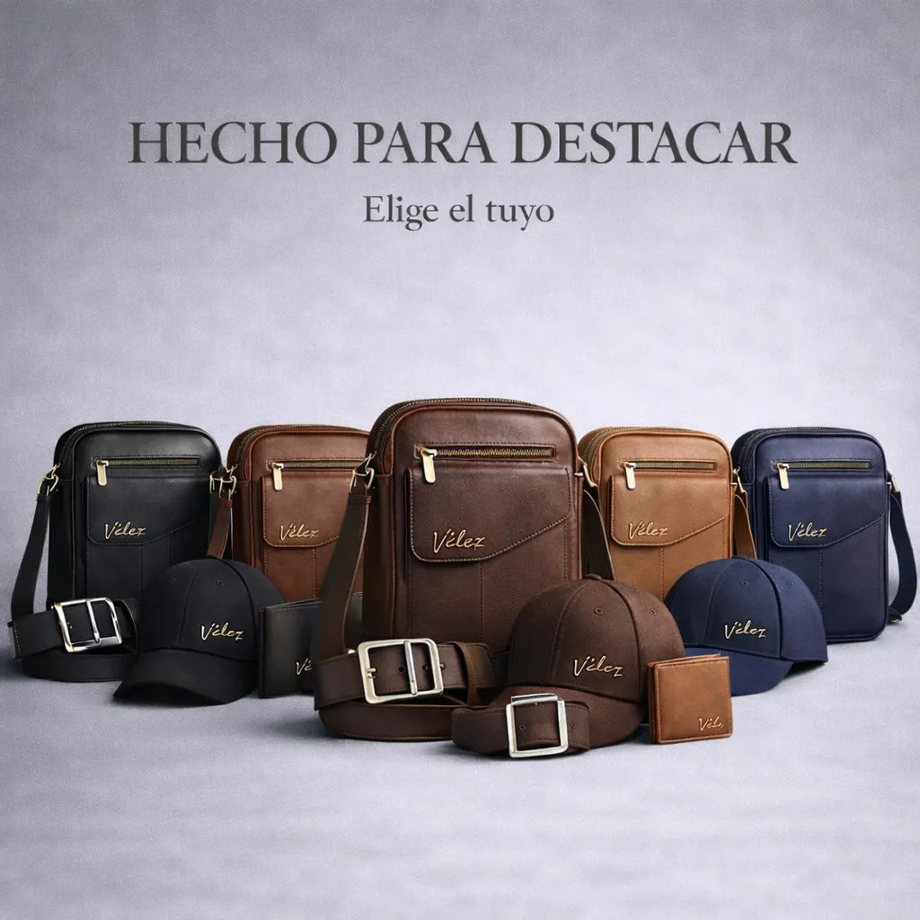 COMBO CARRIEL VELEZ + CORREA + BILLETERA + GORRA.