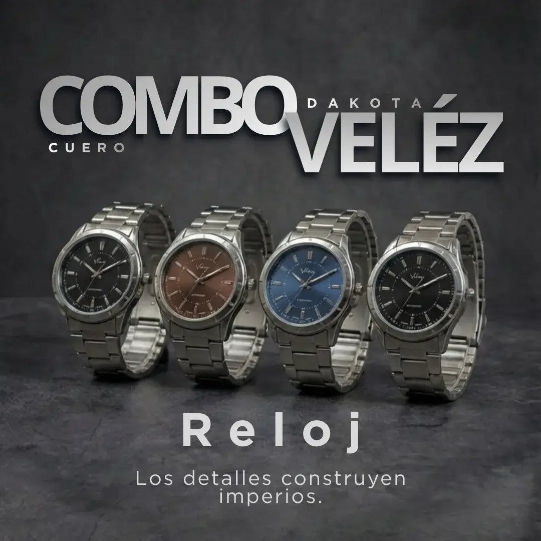 Combo Pechero RELOJ Correa Billetera VZ