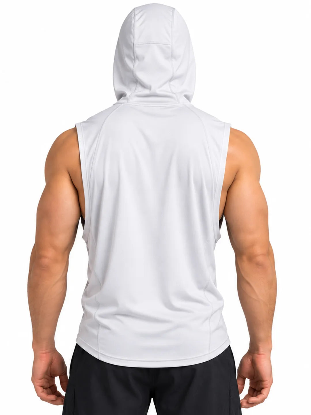 Chaleco Deportivo UV · Capucha + Máscara