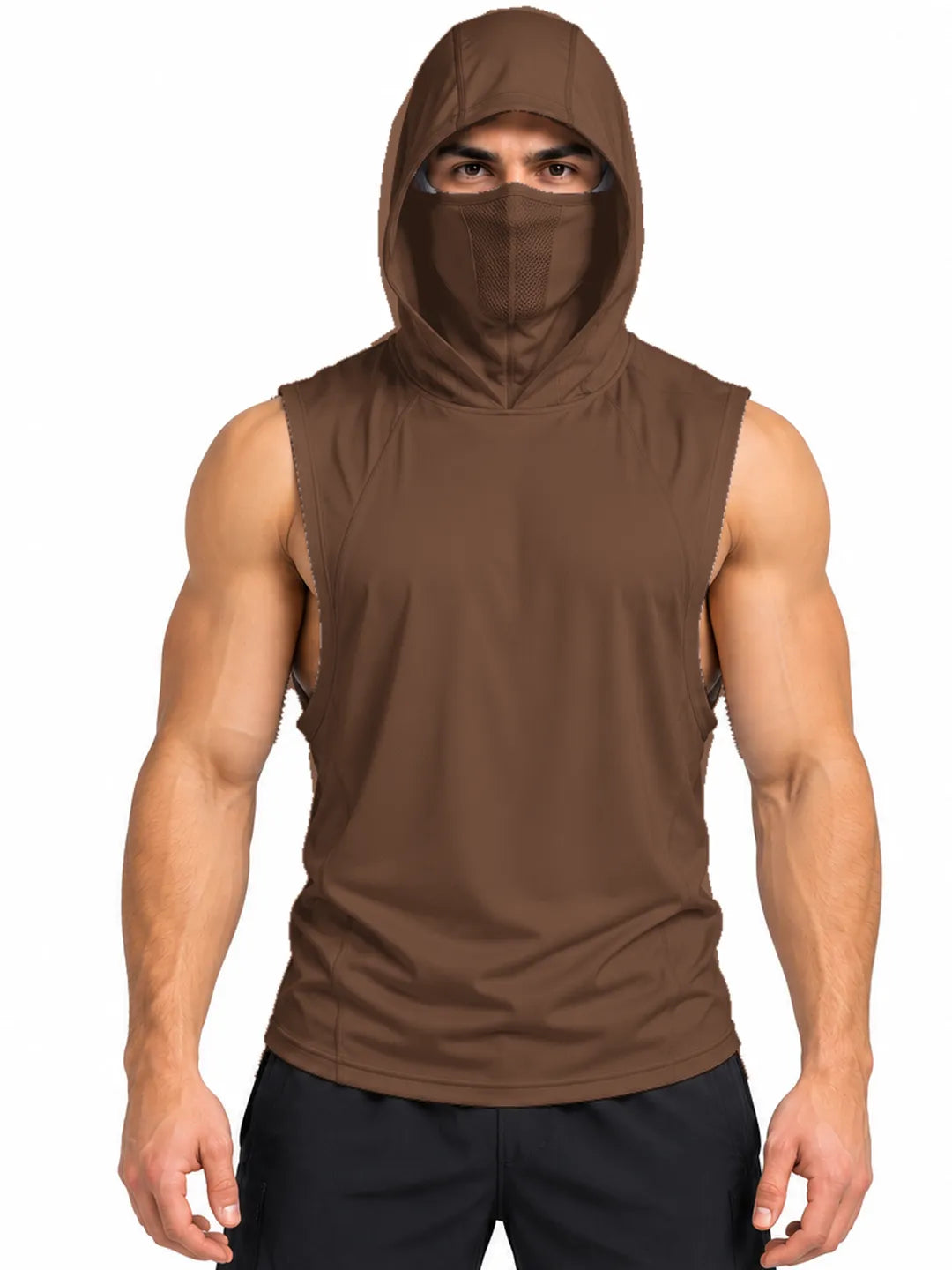 Chaleco Deportivo UV · Capucha + Máscara