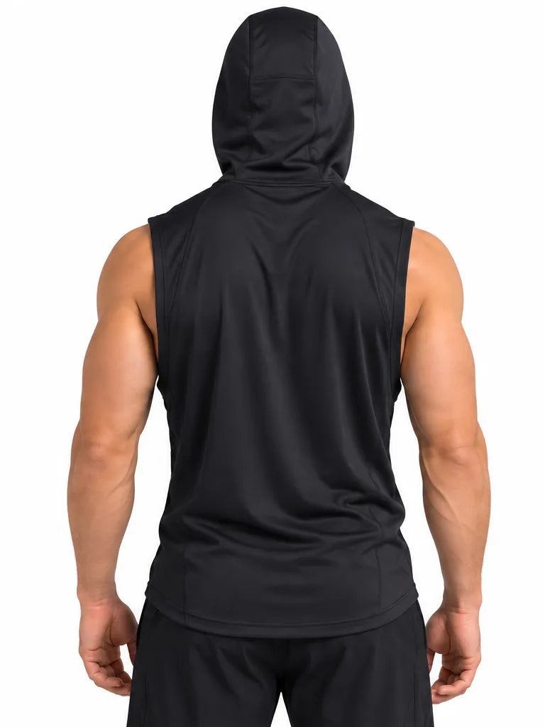 Chaleco Deportivo UV · Capucha + Máscara
